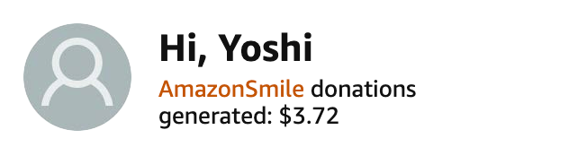 Amazon Smile Donation